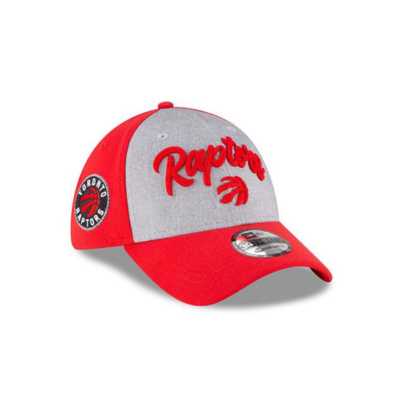 NBA Toronto Raptors Draft 39Thirty Stretch Fit (SOT6415) - Black New Era Caps